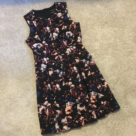 RW&CO. Box Pleated Fit & Flare Scuba Party Dress - Picture 11 of 15